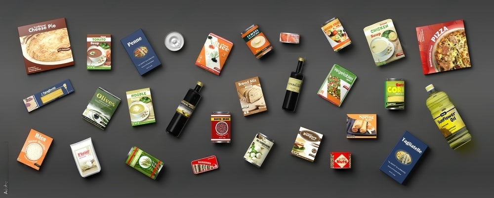 A range of paperboard packaging boxes