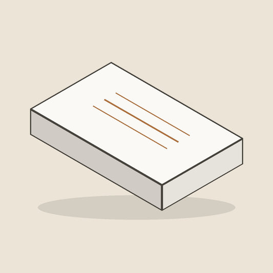 Single-colour printed cookie box, 8.5 x 5.25 x 1.5 inch
