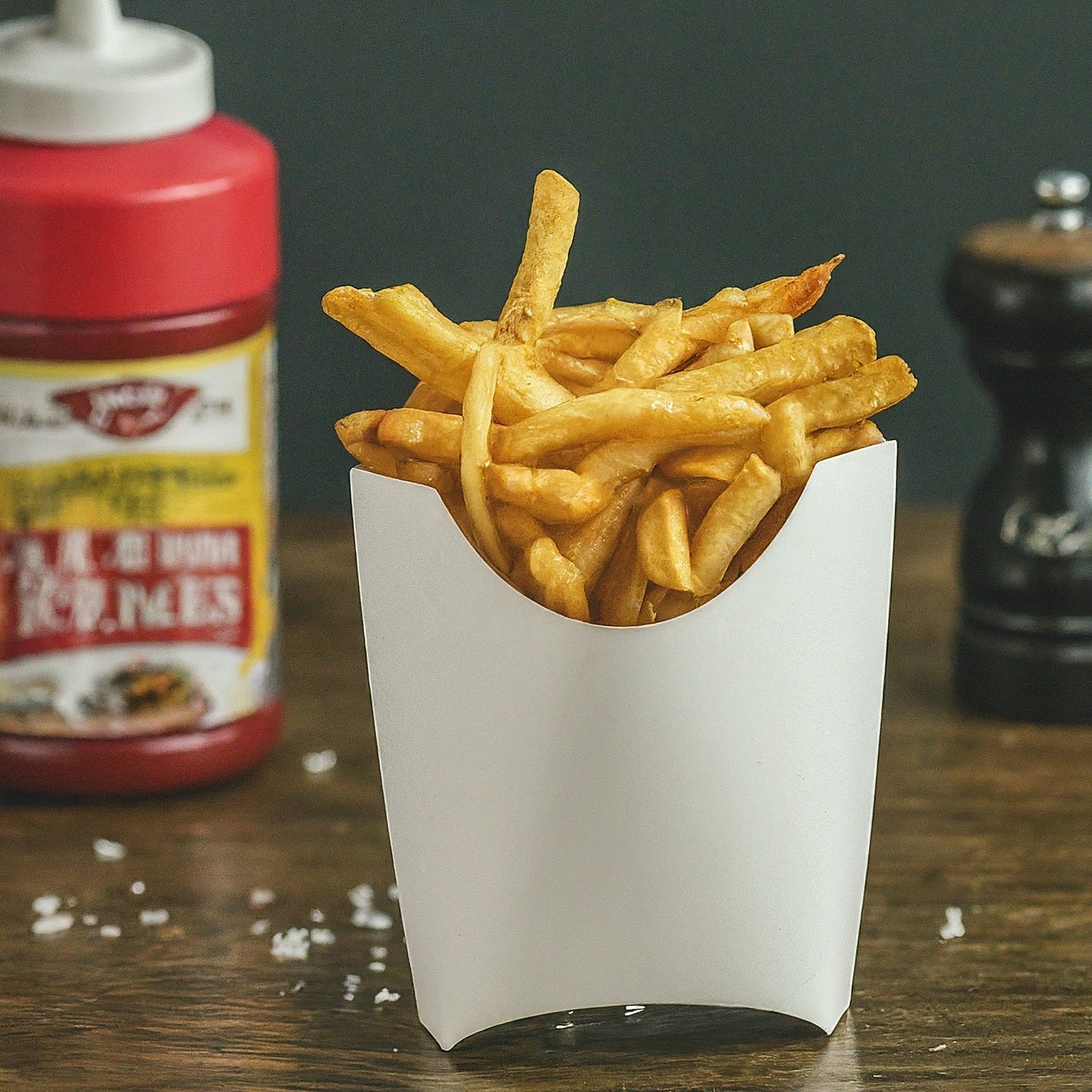 Fies Box 50-Pack Premium French Fries Packaging Boxes | 4x2.5x5